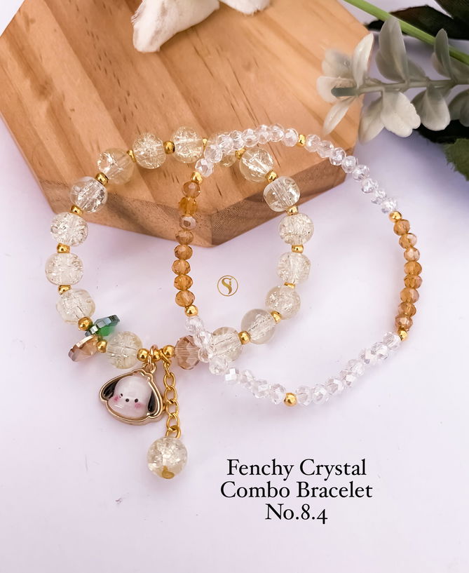 2 Fenchy Crystal  Bracelets Combo Wholesale Shop In Surat
